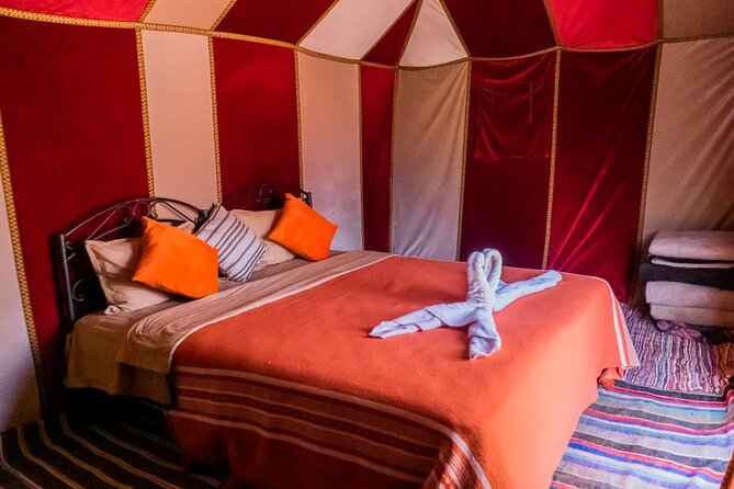 1 night Camel Treking in Merzouga Desert Luxury Camp - Dinner Night: Bedouin-Style Atmosphere