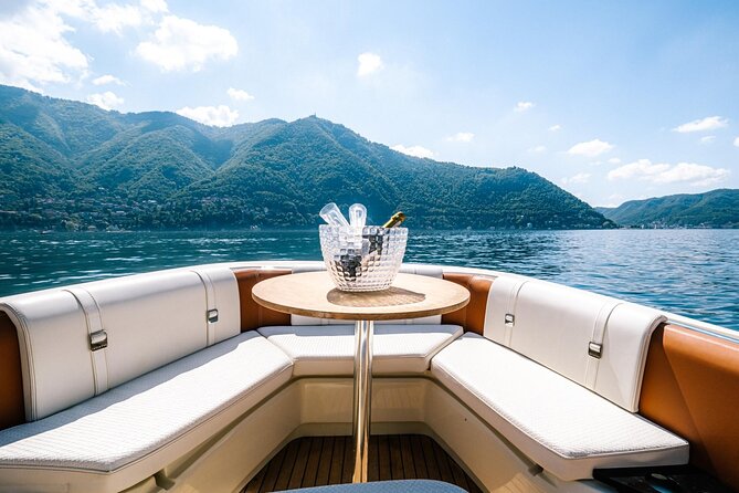 1H Luxury Cruise Como Lake Tender Yacht Invictus 9 Pax - Moltrasio, Carate Urio, and Laglio: the George Clooney connection