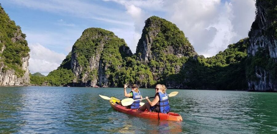 2-Day: Hanoi - Ninh Binh - Halong Bay Luxury Cruise - Day 2 in Ha Long Bay: Tuan Chau sailing, Sung Sot, Luon kayaking, and Titop