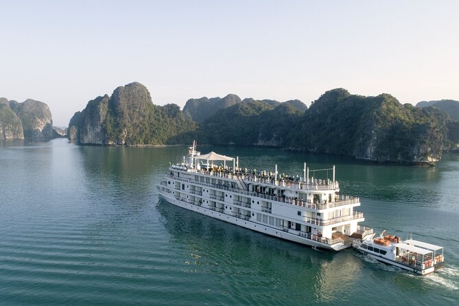 2-Day on 5-star Cruise, Lan Ha Bay | Kayak, Cycling, Live Music - Day 2 sunrise routine: Tai Chi and breakfast with a view