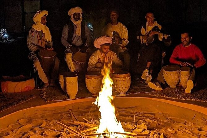 2-Days Desert Tours from Fes with Overnight in Luxury Camp - Merzouga at golden hour: camel trek, Berber tent night, and star watching