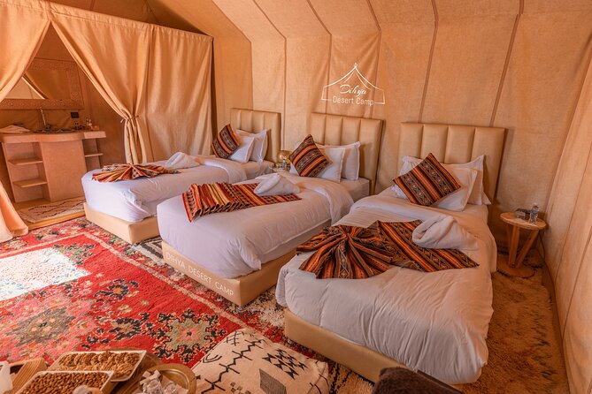 2 days Sahara tour with overnight in luxury desert camp - Reaching the Dunes and the Luxury Camp Night Under Stars