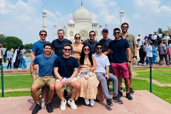 3-Day Luxury Golden Triangle Tour: New Delhi, Agra & Jaipur - Agra: Taj Mahal sunrise, battery bus comfort, and Agra Fort