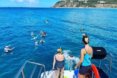 5 Hour Luxury Catamaran Day Sail in Sint Maarten on The Phoenix - What’s included onboard: snorkel gear, paddle boards, and real food