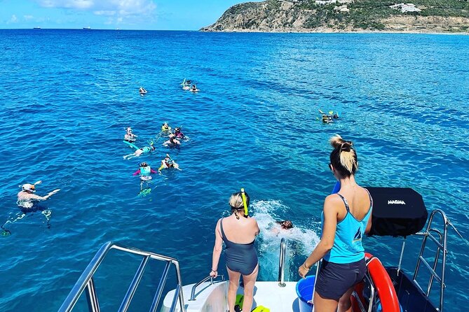5 Hour Luxury Catamaran Day Sail in Sint Maarten on The Phoenix - What’s included onboard: snorkel gear, paddle boards, and real food