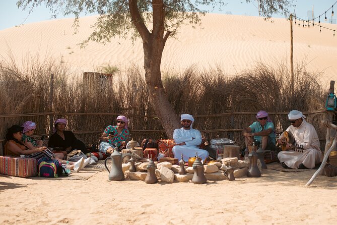 Al Marmoom Oasis Luxury Tent with Bedouin Dinner - Stop 2: Al Marmoom Conservation Reserve, henna, falcons, and dinner shows