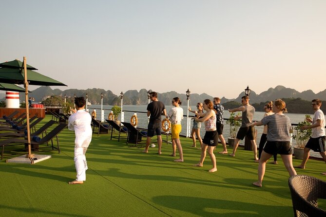 All-Inclusive 3 Day/2 Night Halong Luxury Cruise Meals, Cave, Kayaking, Swimming - Day 1: Sung Sot Cave, Ti Top beach time, and Lan Ha kayaking in practice