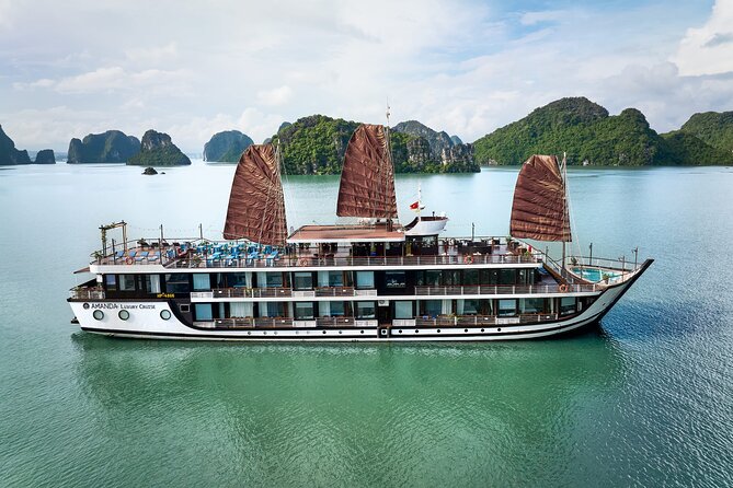 Amanda Luxury Cruise - Best Overnight Cruise Halong & Lan Ha Bay - Key highlights at a glance