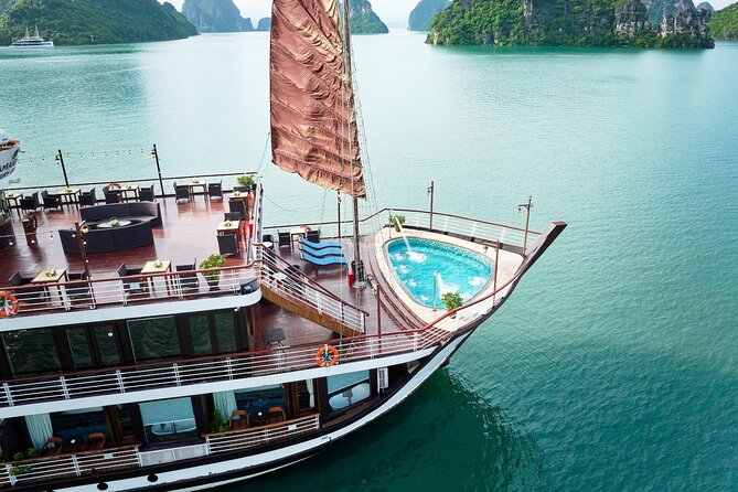 Amanda Luxury Cruise - Best Overnight Cruise Halong & Lan Ha Bay - Day 1 from Old Quarter to Lan Ha: Tra Bau and weather-based water time