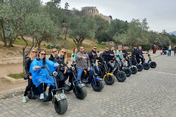 Athens: Premium Guided E-Scooter Tour in Acropolis Area - Meeting at Kavalloti 16: smooth start, clear safety rhythm