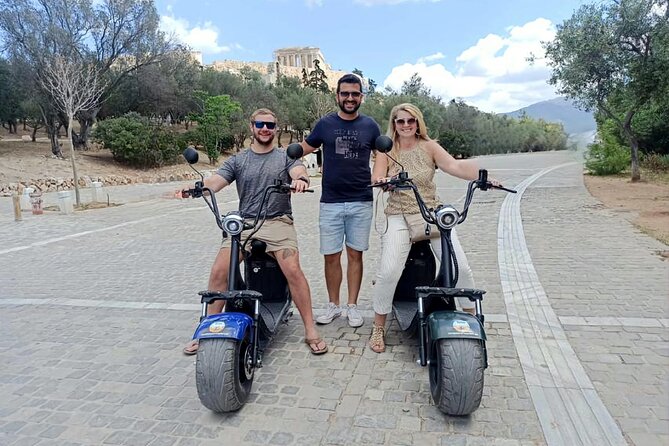Athens: Premium Guided E-Scooter Tour in Acropolis Area - National Observatory and the city-sky view break