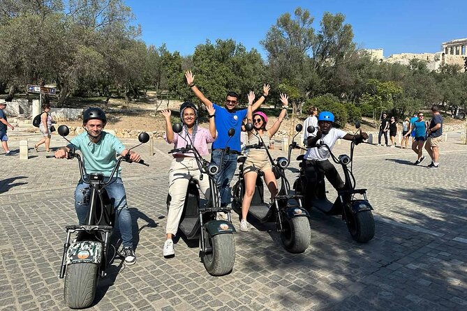 Athens: Premium Guided E-Scooter Tour in Acropolis Area - Philopappou Hill and the Prison of Socrates area