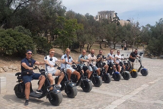 Athens: Premium Guided E-Scooter Tour in Acropolis Area - Odeon of Herodes Atticus: starting under the Acropolis