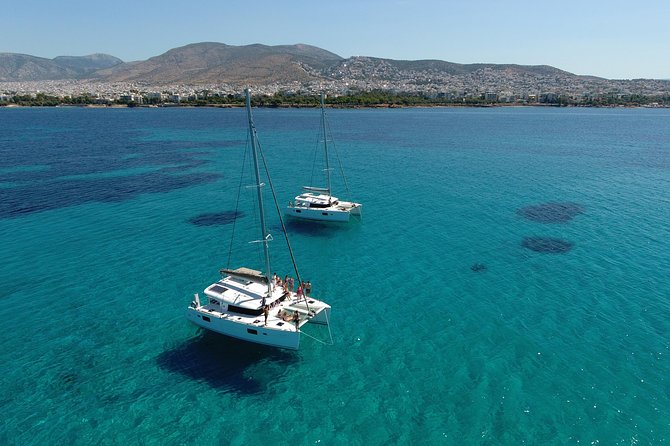 Athens Private Luxury Catamaran Cruise with Traditional Greek Meal and BBQ - Private luxury catamaran time on the Athens Riviera