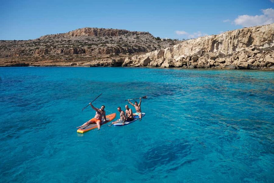 Ayia Napa: Luxury Catamaran Cruise with Lunch & Drinks - The Cape Greco Stop: Sea Arches, Cliff Views, and Easy Break Time