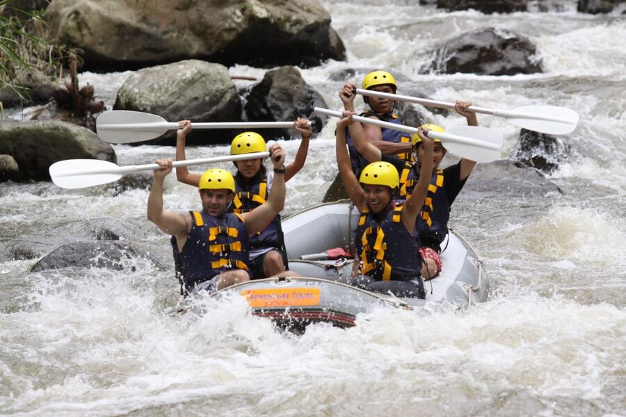 Bali: Ayung River Premium White Water Rafting with Lunch - Lunch, Hot Showers, and the Big Stair Reality
