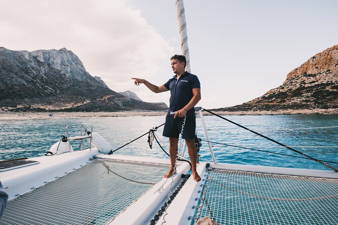 Balos & Gramvousa Luxury Catamaran Sailing Cruise from Kissamos - Stop 2: Gramvousa Island for Island Views and On-Board Lunch