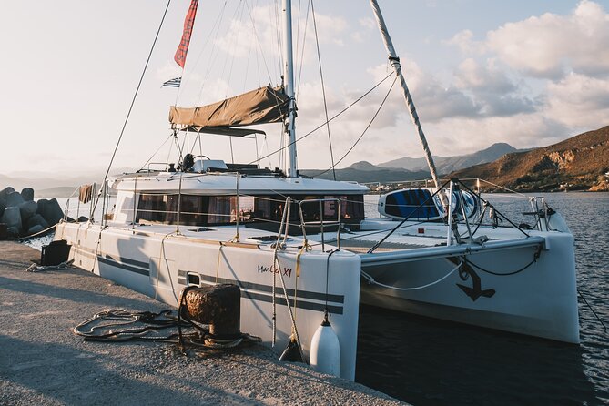 Balos & Gramvousa Luxury Catamaran Sailing Cruise from Kissamos - Stop 1: Balos Lagoon for Swimming, Snorkeling, and SUP Time