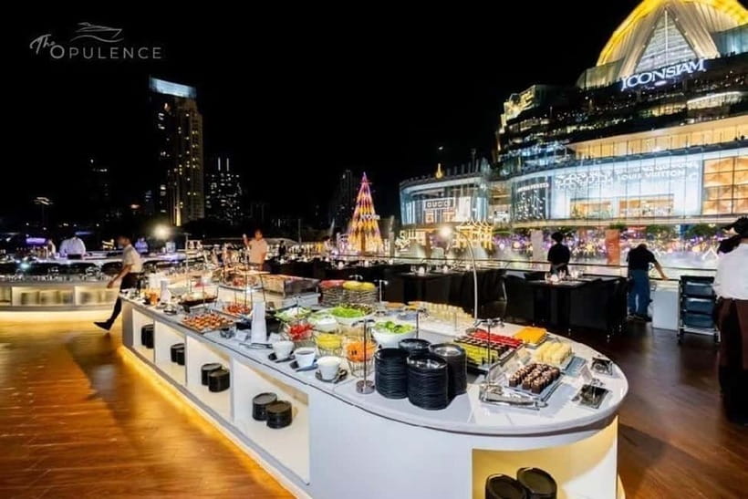 Bangkok: Opulence Luxury River Dinner Cruise - From ICONSIAM Pier 1 check-in to boarding at Pier 2