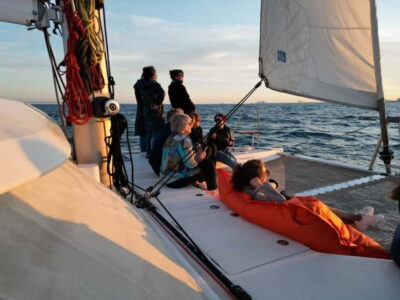 Barcelona: Luxury Catamaran Sunset Cruise - Welcome drinks and a calm, music-onboard vibe