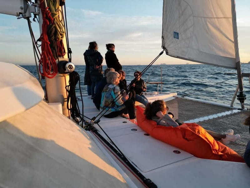 Barcelona: Luxury Catamaran Sunset Cruise - Welcome drinks and a calm, music-onboard vibe