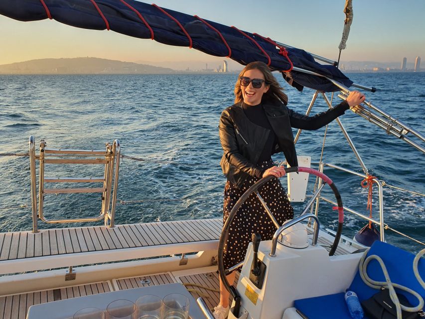Barcelona: Luxury Private Yacht Daytime Cruise - Open-water pause and weather: where the experience can change