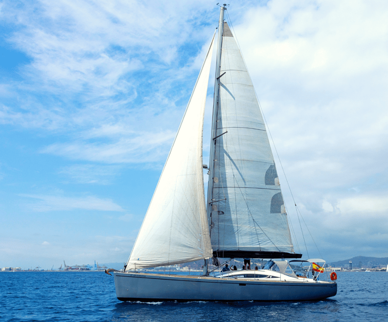 Barcelona: Luxury Yacht Private Sailing Tour - The Comar Comet 52 RS: deck comfort and sea-day layout