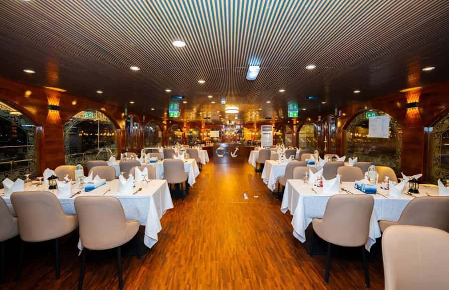 Best 5-Star Dhow Dinner Cruise Dubai Marina Jack Sparrow - Meeting at Dubai Harbour: Gate P1 AAAB, Berth AA7