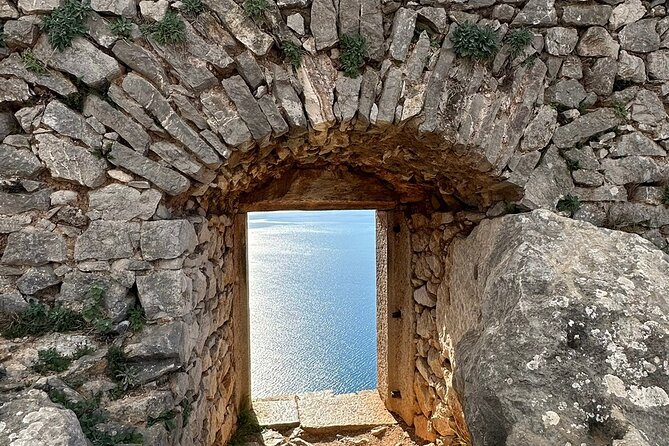 Biblical Ancient Corinth Canal Epidaurus Nafplio Private Tour - Corinth Canal: the isthmus cut that turned mainland into an island
