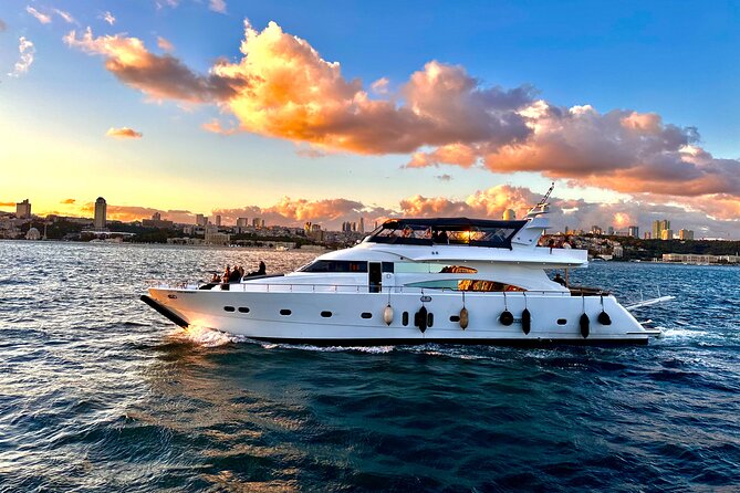 Bosphorus Sunset Cruise with Live Guide on Luxury Yacht - Maiden’s Tower, the Old Peninsula View, and Galata Bridge
