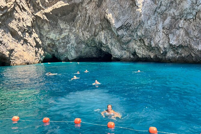 Capri Premium Boat Tour and City Visit Free Bar and Aperitif - Blue Grotto Plus the Green/White/Red Light Shows