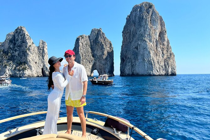 Capri Premium Boat Tour and City Visit Free Bar and Aperitif - Porto Turistico di Capri and Your 4 Hours on Land
