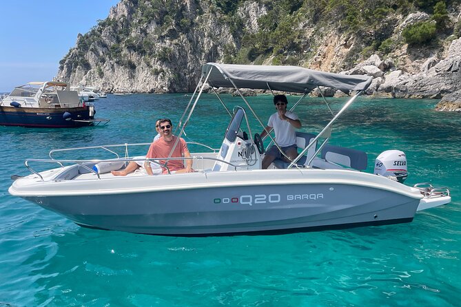 Capri Tour for Private Groups by Luxury Boat - Stop 5: Grotta Verde for Turquoise Water Swims