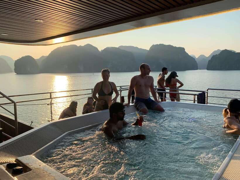 Cat Ba Island: Lan Ha Bay Full-Day with Luxury Cruise - Stop 2: Lan Ha Bay cruise views and named rock formations