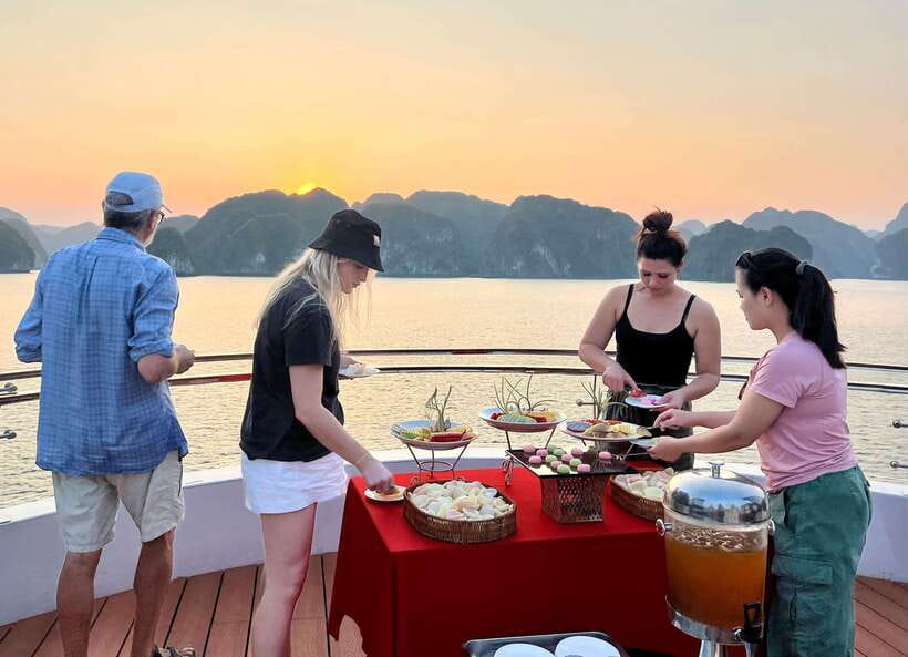 Cat Ba Island: Lan Ha Bay Full-Day with Luxury Cruise - Lunch on board: your recharge, not just a meal stop