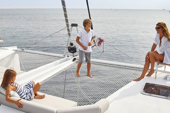 Chania: Morning Catamaran Cruise with Premium Lunch & Drinks - The Catamaran Ride Out: Spacious Deck Time