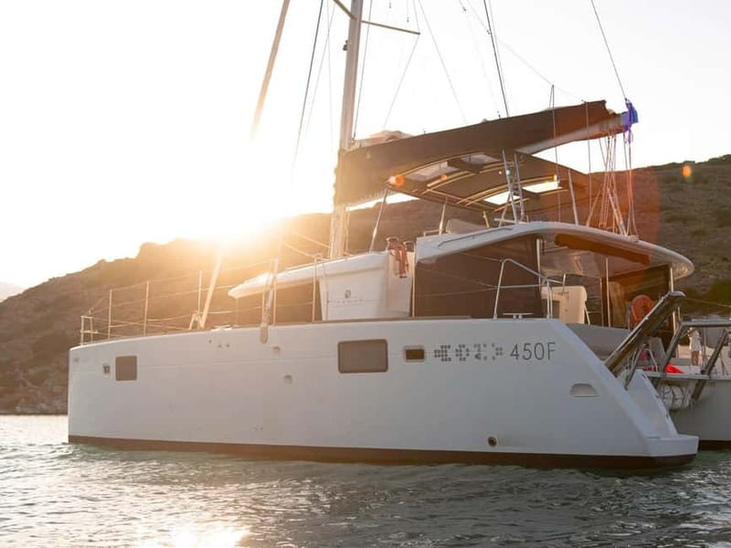 Chania Old Port:Luxury Sunset Catamaran Cruise with Prosecco - Starting in Chania: welcome snacks, a quick briefing, then out to sea