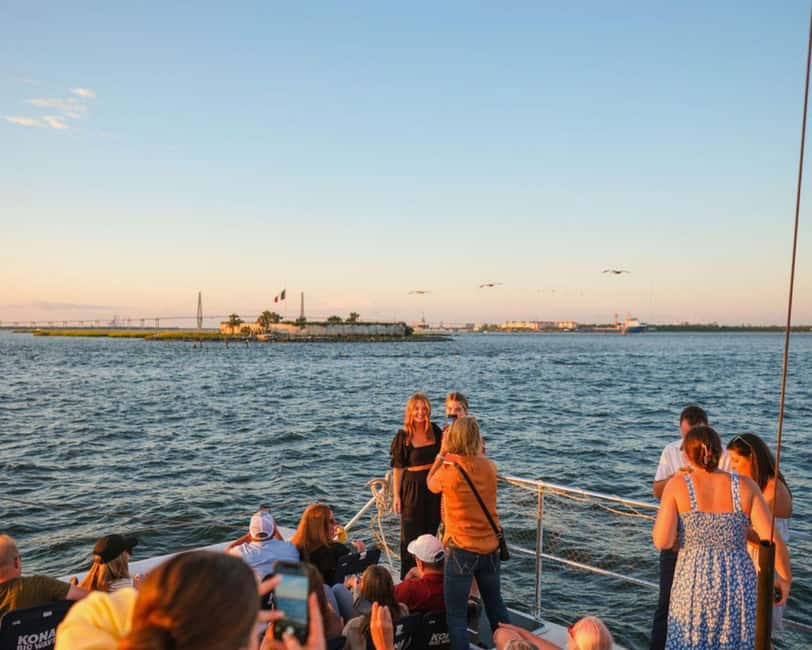 Charleston Harbor Sunset Cruise with Music & Onboard Bar - Two Hours on the Water: How the Timing Works at Golden Hour