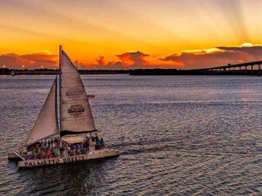 Charleston Harbor Sunset Cruise with Music & Onboard Bar - Shem Creek Meeting Point: Arrive Early for the Best Boarding Flow
