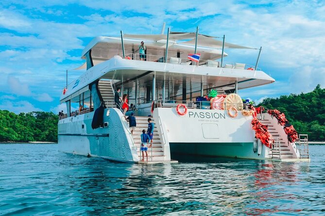 Coral and Racha Islands Luxury Catamaran Experience - The Food Plan: Thai buffet lunch, fruits, and free-flow soft drinks