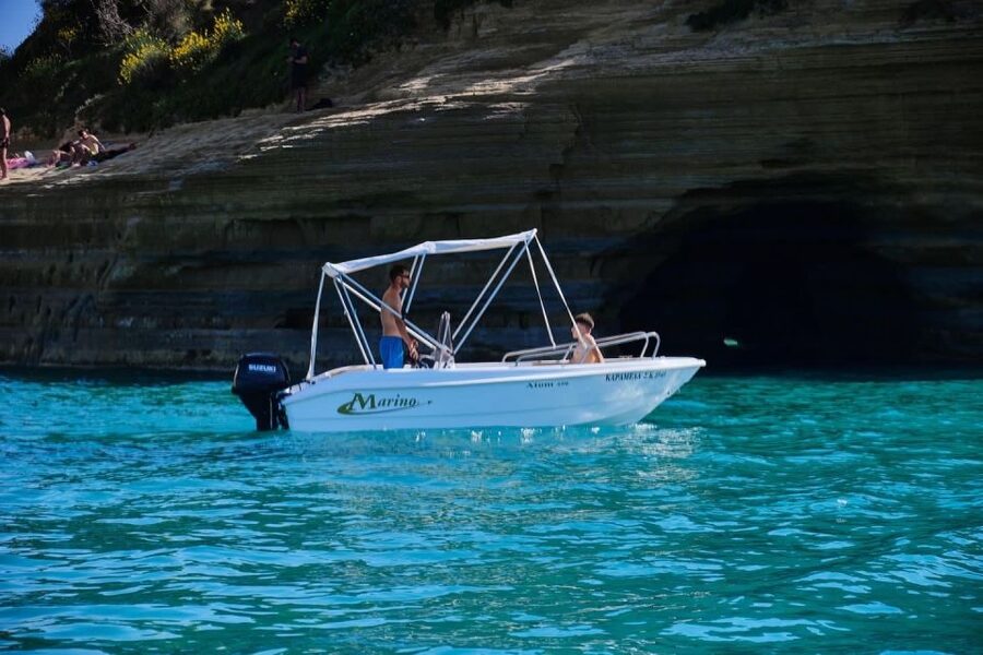 Corfu: Premium Boat Rental without Skipper - Driving your own boat from Sidari: the whole point