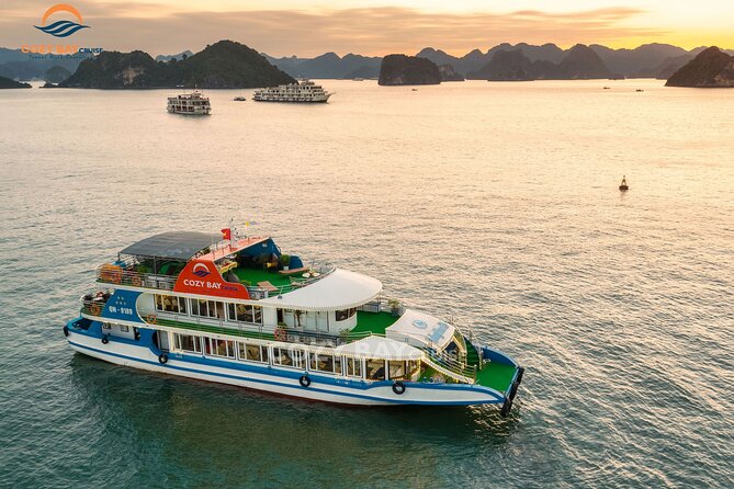 Cozy Bay Halong 5-Star Day Cruise, Buffet, Cave, Kayak, Swimming - Sung Sot Cave: the highlight that comes with stairs