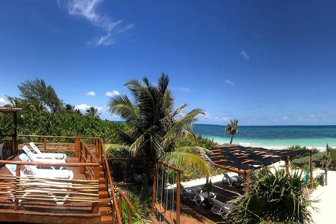 Day excursion to a PRIVATE LUXURY BEACH CLUB with transportation. - Getting there: the 8:00am pickup and the taxi-skip plan