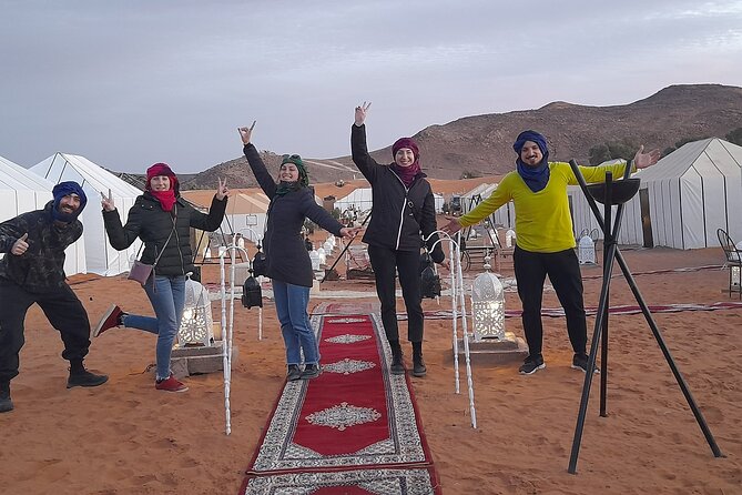Day Trip and one night in Luxury camp merzouga - Camel Ride to Sunset and Back for Sunrise