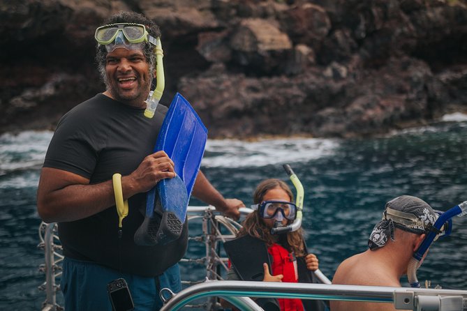 Deluxe Snorkel & Dolphin Watch Aboard a Luxury Catamaran from Kailua-Kona - If you get motion sickness, take it seriously before you board