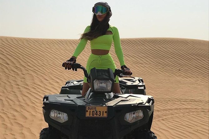 Desert Safari Dubai (PREMIUM VIP) - Quad Bike Ride Timing: Short and Loud in the Best Way