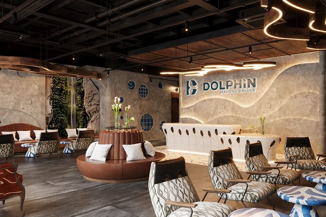 Dolphin Cruise – Experience Halong Bay in Timeless Luxury - Onboard comfort and energy: DJ pool party, dome stage, and a 268 m² pool