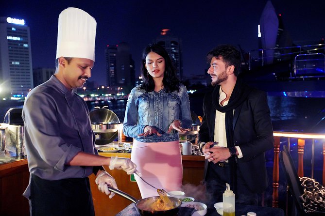 Dubai Creek Luxury Dhow Dinner Cruise with Optional Transfer - The boat experience: comfort, seating, and group size