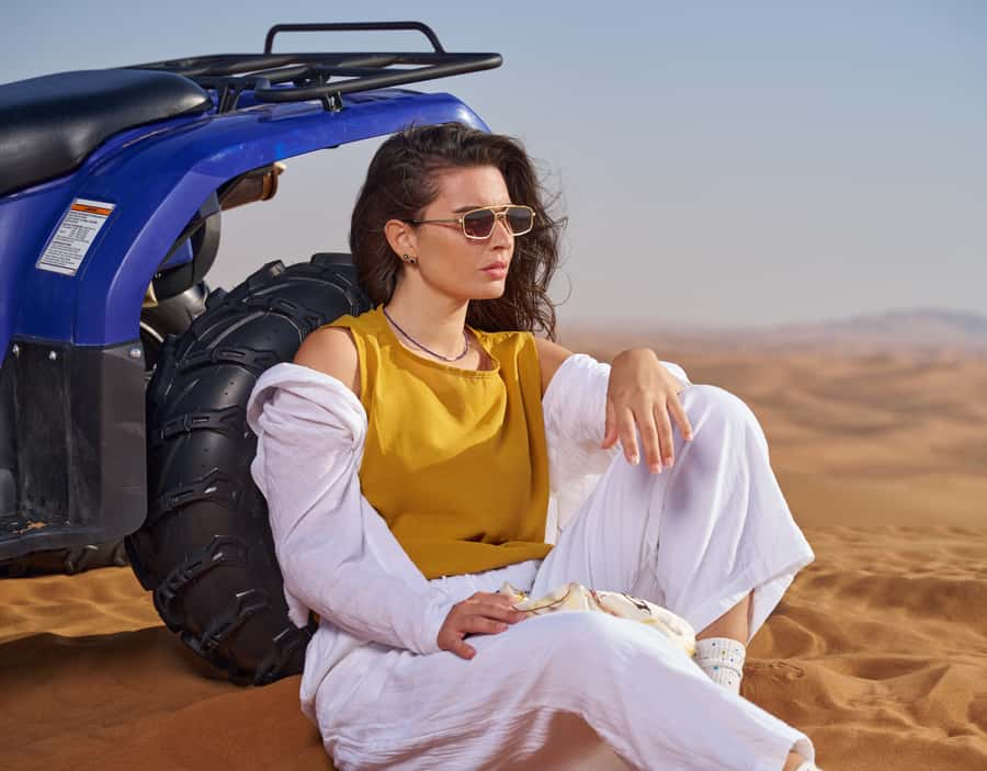 Dubai: Desert Safari, Quad Bike & Premium Camp Experience - Desert culture add-ons: falcon, Luqaimat sweets, henna, and camel time