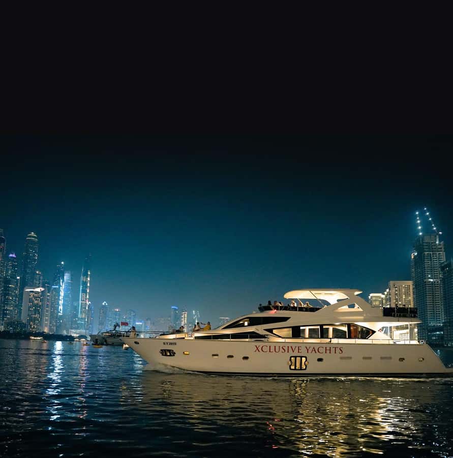 Dubai Harbor: Luxury Yacht Tour with BBQ Options - A Dubai skyline that actually moves